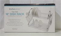 BRAND NEW TWO TIER DISH RACK