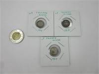 3 x 0.05$ Canada 1912-13-14