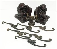 Monkey Bookends, Hanging Monkies &