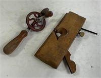 Hand Drill and Lowdown Shaping Tool