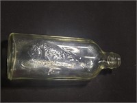 Antique Rat Poison Glass Bottle