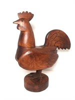 Old Wood Carved Rooster