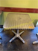 Pedestal Square Patio Table