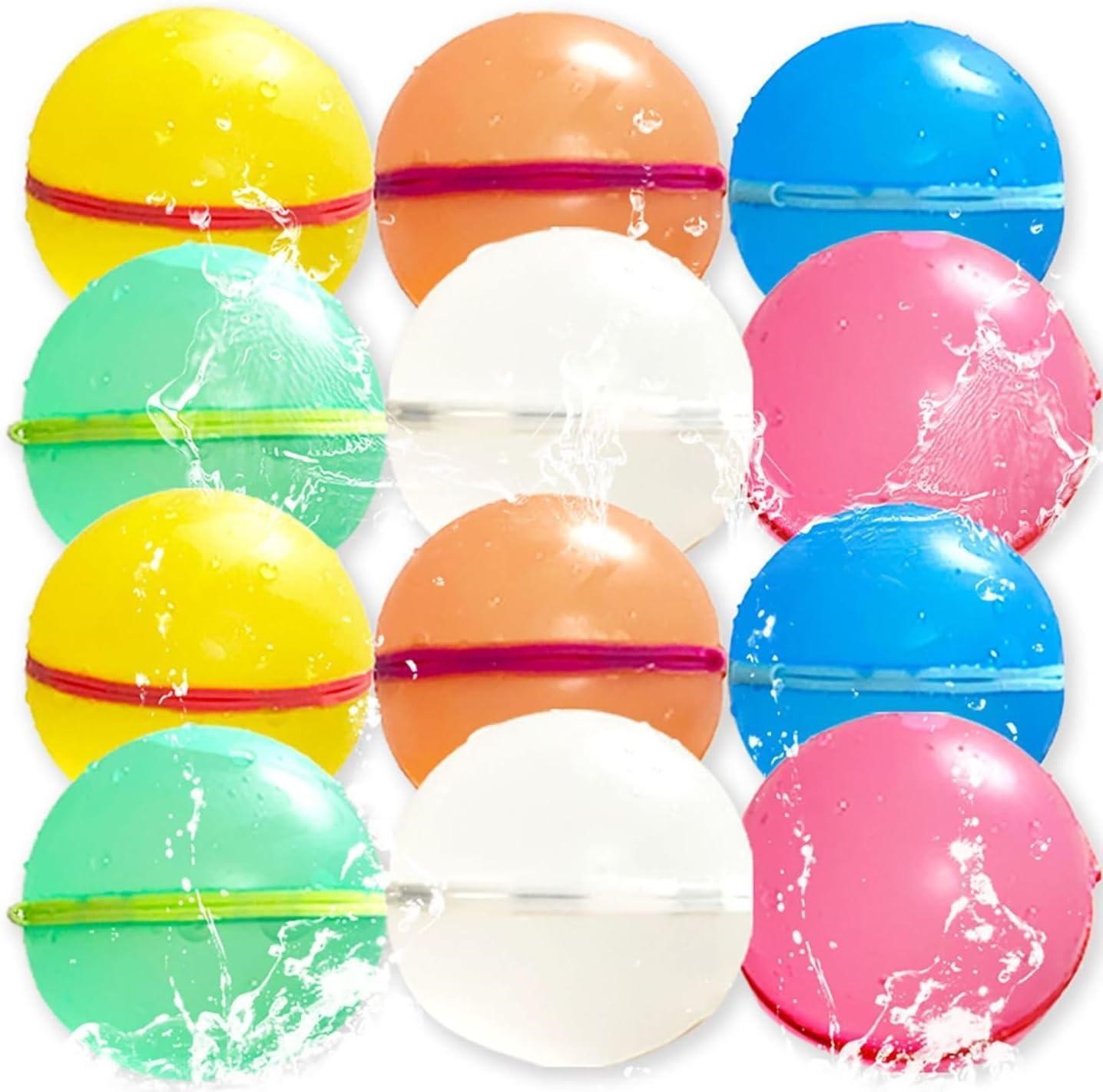 12PCS Magnetic Reusable Water Balloons