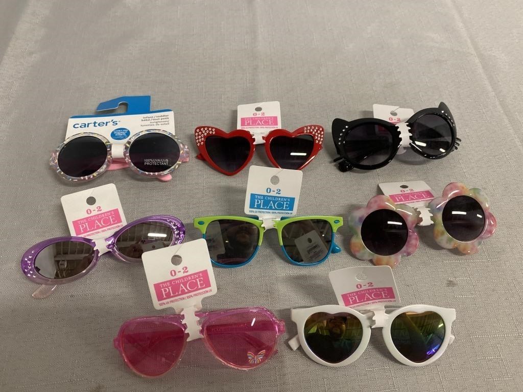 8 NWT New Born Sunglasses Size 0-2