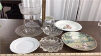 Assorted glassware