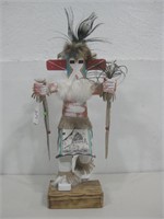 14.5" Theodore Brian Peacock Dancer Kachina Doll