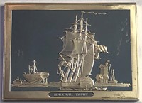 Sterling Silver Plaque, Blackwall Frigate