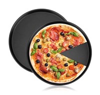 9-Inch Non-Stick Pizza Pan Carbon Steel 2 Pack
