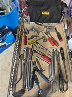 Dewalt bag w/ assorted tools