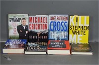 Lot of 8 Hardcover Fiction Books