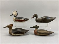 4 Herman Wendt Miniature Duck Decoys