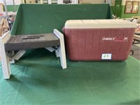 Coleman Cooler & Cosco Step Stool