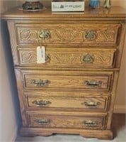 Oak Dresser, 5-Drawers
