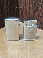 PAIR OF LIGHTERS - ONE ZIPPO AND ONE RONSON