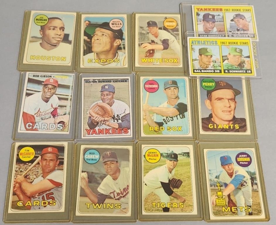 1960's Topps Baseball Star Cards Lot incl Gibson