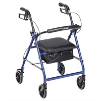 Drive Medical Aluminum Rollator Walker Fold Up and