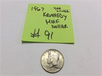 1967 KENNEDY .400 SILVER HALF DOLLAR