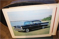 3 X 1957 CHEV BEL AIR PICTURES 16"X20"