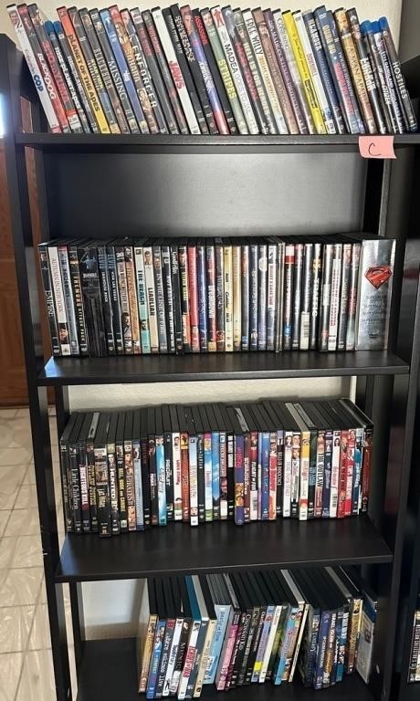 91 - LARGE LOT OF DVDS (C)