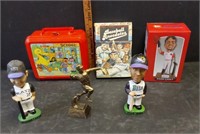 BOBBLE HEADS , LUNCH BOXES, BASEBALL ANECDOTES