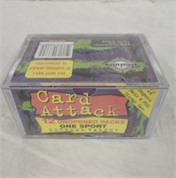 Card Attack: 12 sealed packs in storage case