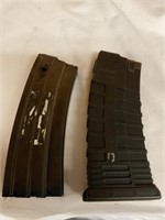 2 magazines,one Ruger 223