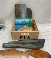Wood Crate & Wood Decor