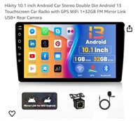 Hikity 10.1 inch Android Car Stereo