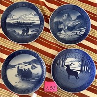 L - 4 ROYAL COPENHAGEN PLATES (L53)