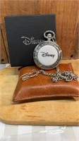 Stainless Steel Disney Adult Pocket Watch with