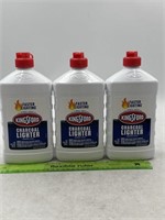 NEW Lot of 3- Kingsford Charcoal Lighting Fluid