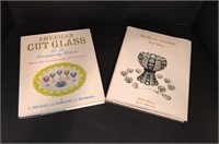 Pair of Decorative Glass Collector's Books