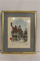 "The George and Dragon" Framed Print