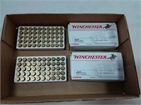 2 boxes of Winchester 40 S&W
