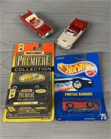 (4) Toy Cars