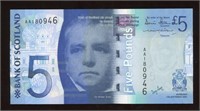 2007 Scotland 5 Pound Note