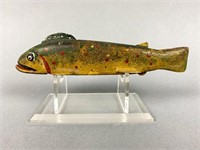 Brown Trout Fish Spearing Decoy by Unknown