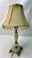 Brass & Marble Bass Table Lamp