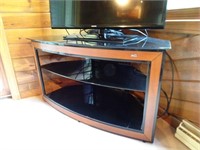 Tempered Glass TV Stand - 43" Wide - Sun Room