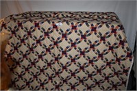 VTG DOUBLE WEDDING RING QUILT