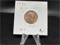 1937-S Lincoln Cents