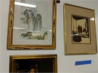 Group Of Framed Artwork As Shown