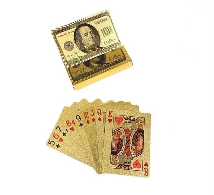 Luxury 24K Gold Foil Playing Cards