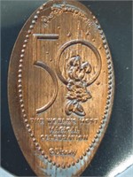 Disney 50th anniversary smashed Penny token