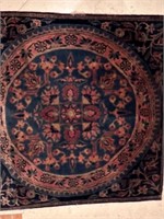 Hand Knotted Persian Kashan Rug 3x4 ft   #4843