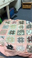 Handmade vintage Quilt 6’x6’ needs repair