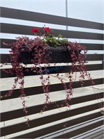 All Hanging Wicker Planter Boxes