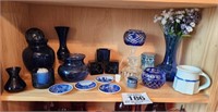 Blue glass decor & more! incl. really cool ....