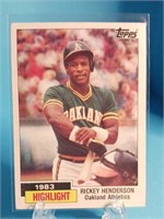 OF)  Ricky Henderson 1983